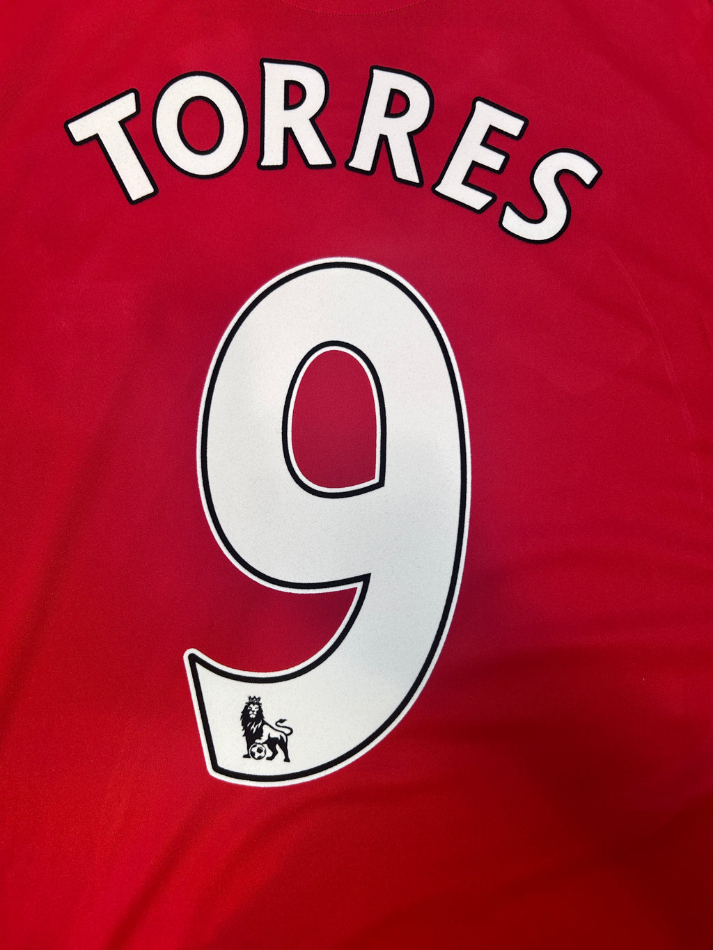 Authentic Torres #9 Liverpool 2008-09 Home Football