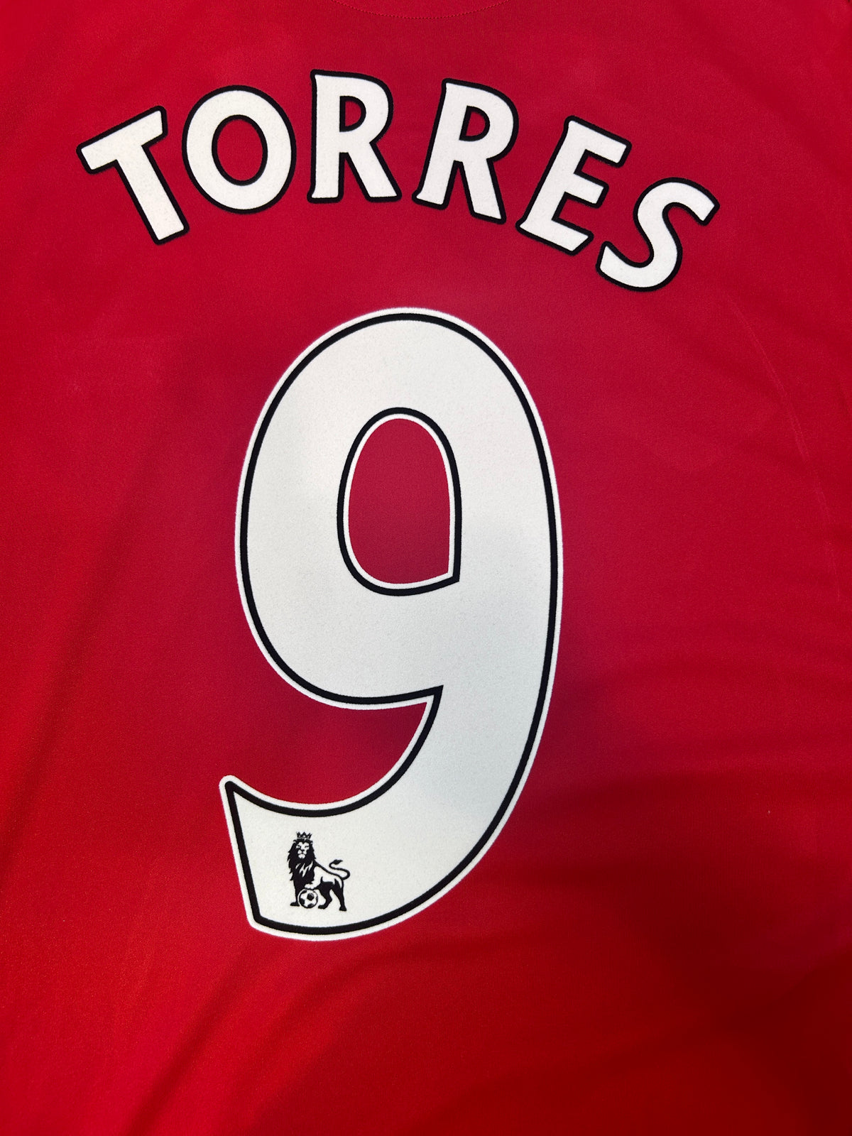 Authentic Torres #9 Liverpool 2008-09 Home Football