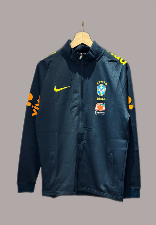 Vintage Brazil National Team soccer training jacket