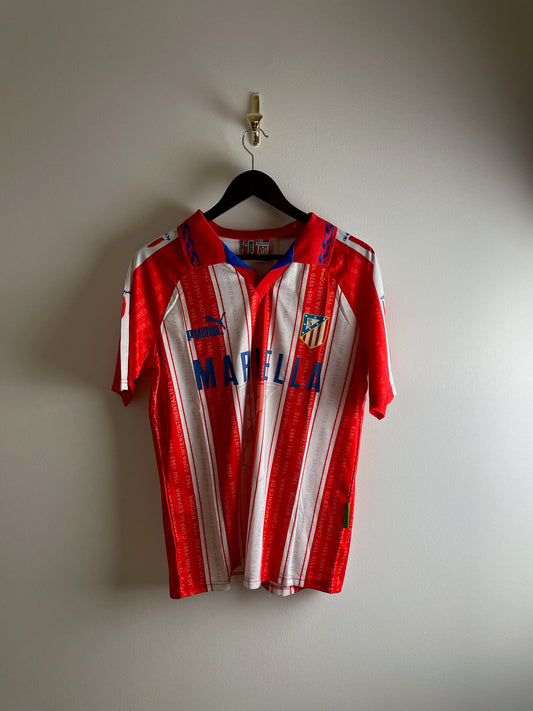 Vintage Caminero Atletico Madrid 1995/96 Home Shirt