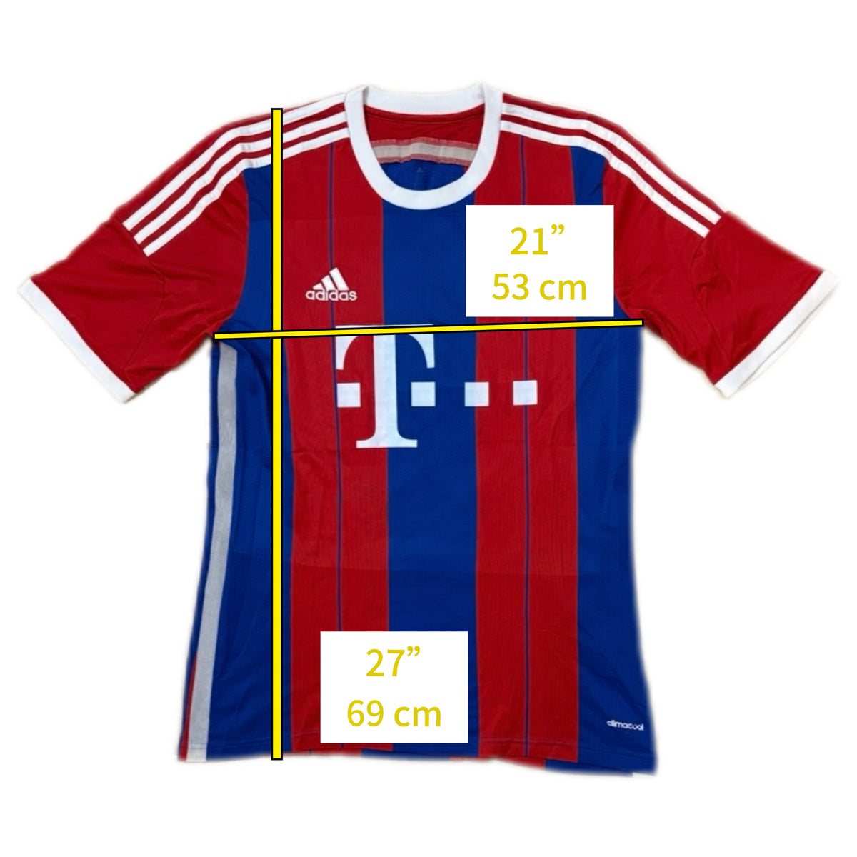 Authentic Bayern Munich #10 Robben 2014-15 Home Football
