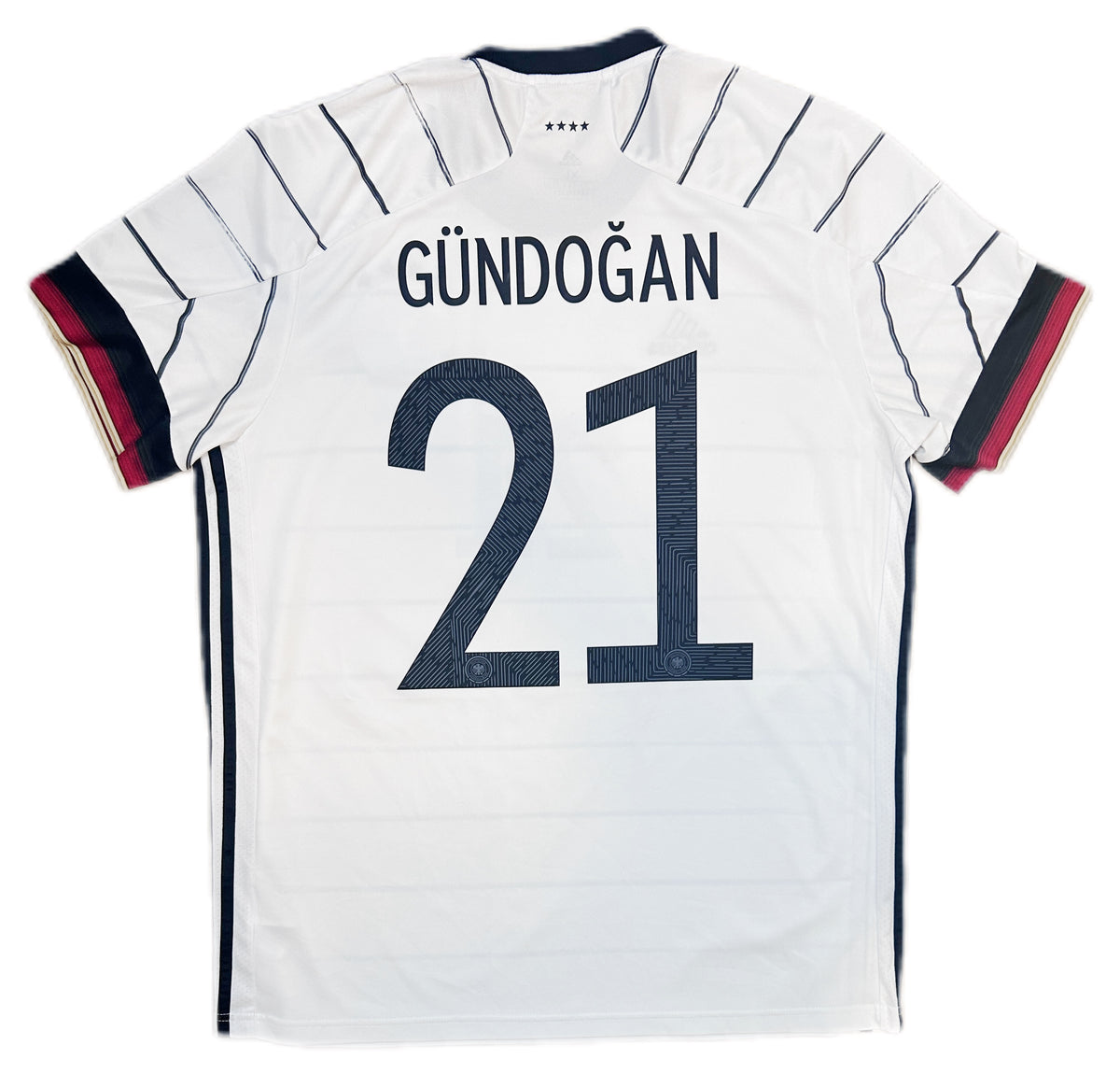 Authentic Gundogan #21 Germany 2020-21 Home Football