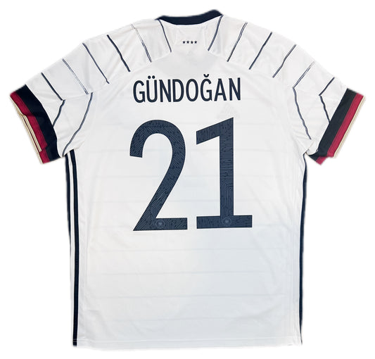 Authentic Gundogan #21 Germany 2020-21 Home Football