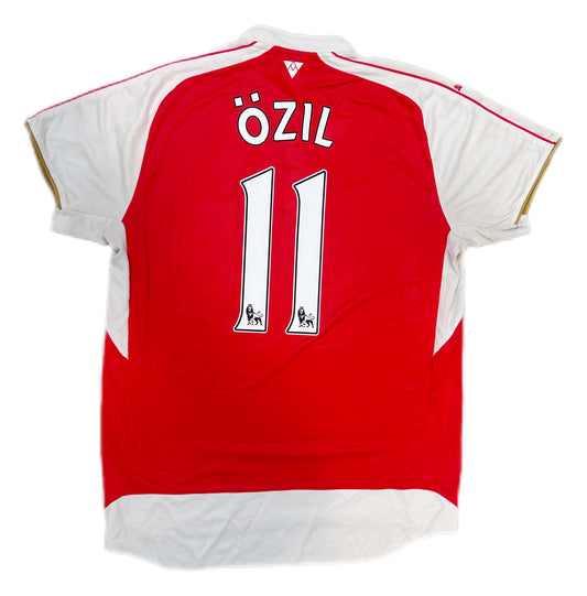 Authentic Ozil #11 Arsenal 2015-16 Home Football