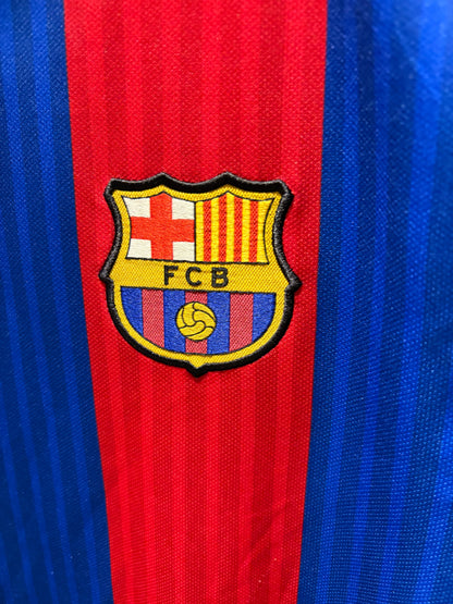 Vintage #11 Neymar JR Nike FC Barcelona 2016-17 home football jersey