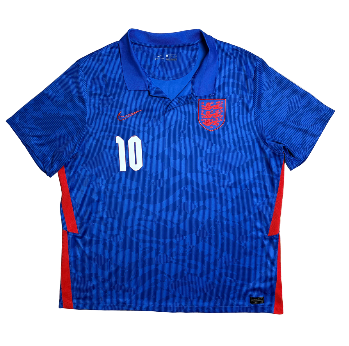 Authentic Sterling #10 England 2020-2022 Away Football
