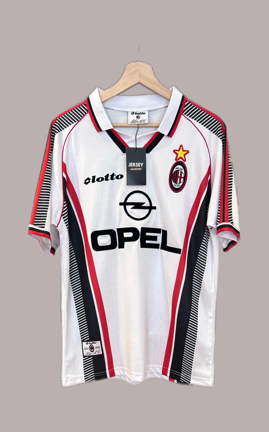 Vintage AC Milan 1997/98 Away Football T-Shirt