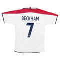 Authentic Beckham #7 England 2003-05 Home Football