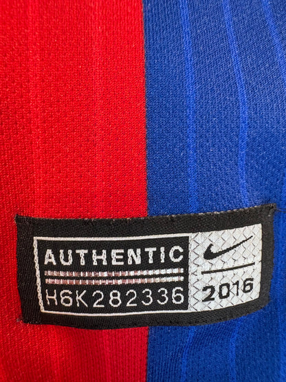Vintage #10 Messi FC Barcelona 16-17 Home Football Soccer Jersey