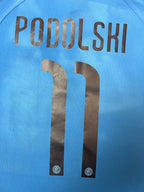 PODOLSKI 11 name and number close-up