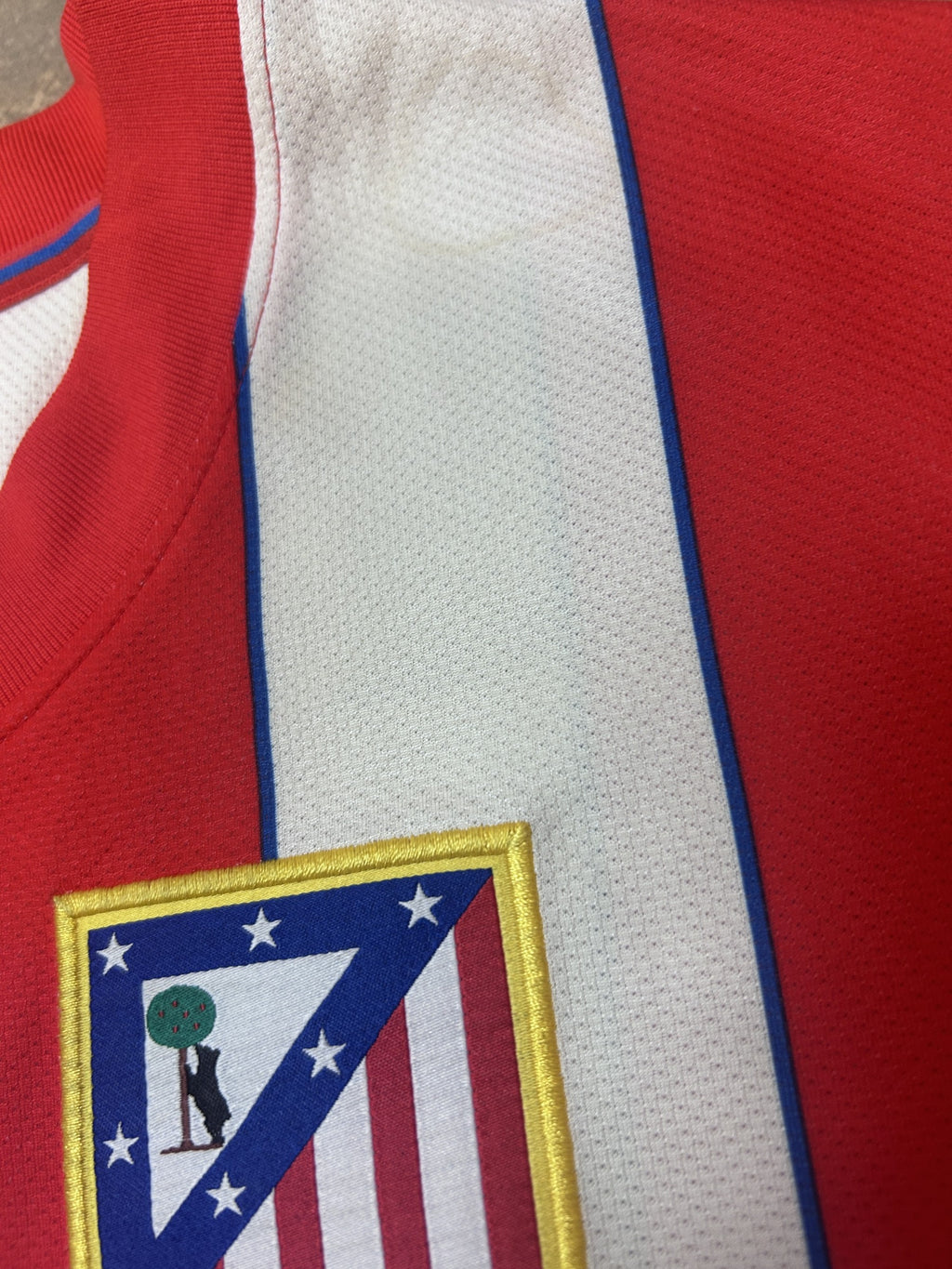 Embroidered crest close-up