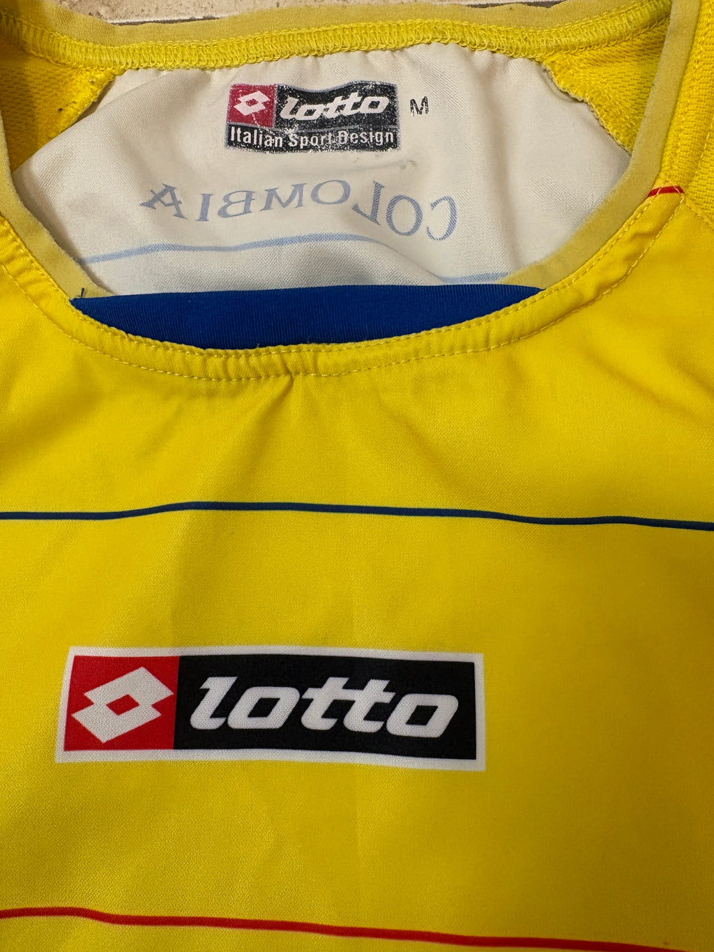 Maillot de football domicile authentique Colombie 2004/06