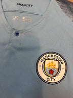 Authentic Mahrez #26 Manchester City 2018-19 Home Football