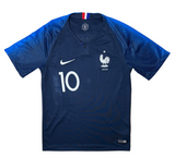 Authentic #10 Mbappe  France 2018-19 Home Football