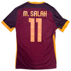 Authentic M.Salah #11 AS Roma 2015-16 Home Football