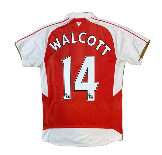 Authentic Walcott #14 Arsenal 2015-16 Home Football