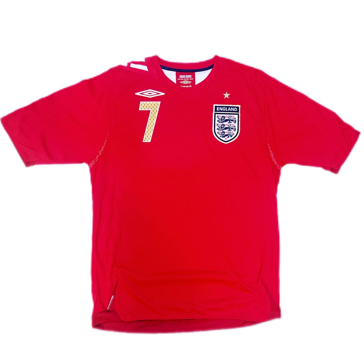 Authentic Beckham #7 England 2006-08 Football
