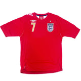 Authentic Beckham #7 England 2006-08 Football