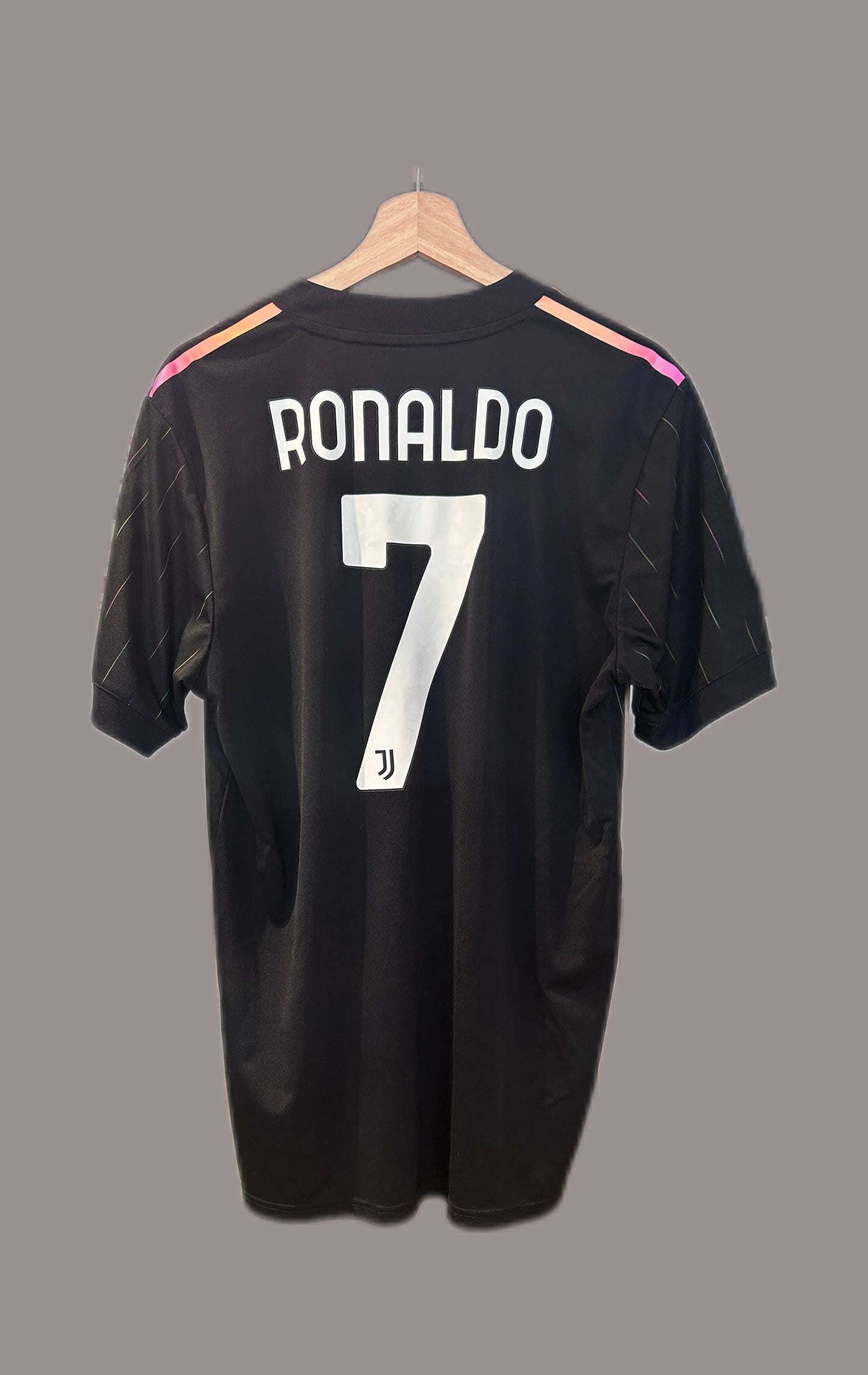 Authentic Ronaldo #7 Juventus 2021-22 Away Football T-Shirt