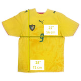 Authentic Eto’o #9 Cameroon 2006-08 Away Football