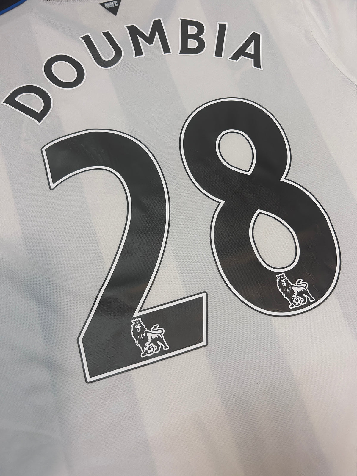 Authentic Doumbia #28 Newcastle United 2015-16 Home Football