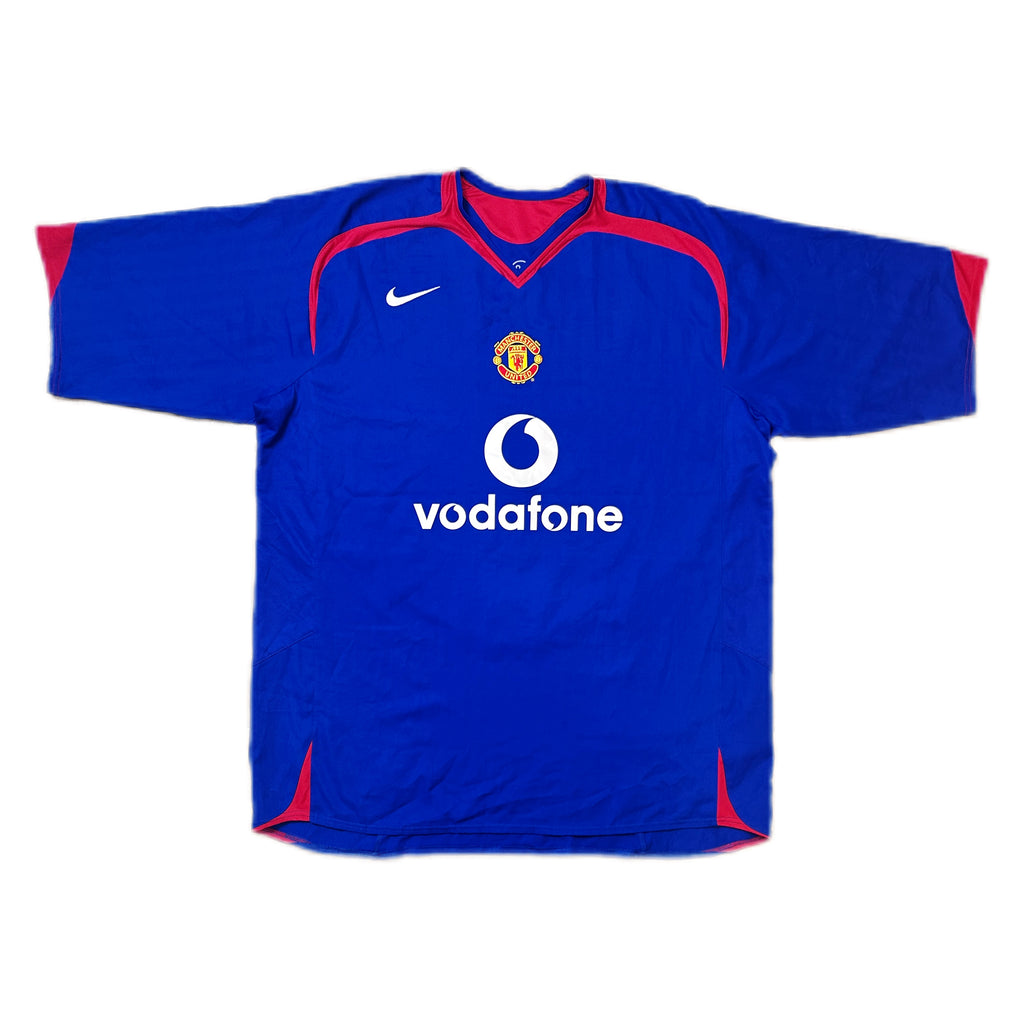 Maillot de football Ronaldo #7 Manchester United 2005-07 authentique, troisième maillot