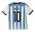 Authentic #10 Messi Argentina 2013-14 Home Football