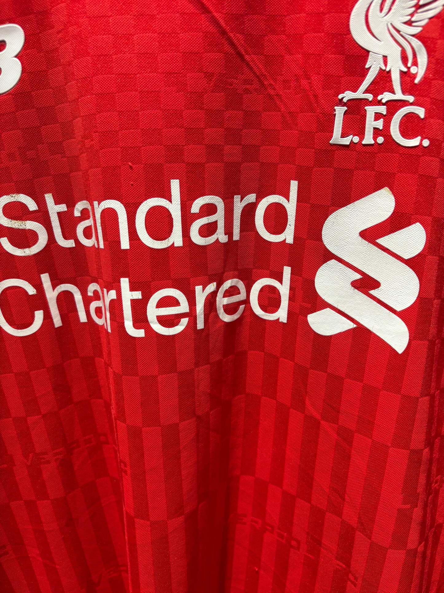 Vintage #15 Sturridge New Balance Liverpool FC 2015-2016 home football shirt