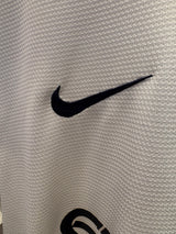 Authentic #42 Toure Yaya Manchester City 2013-14 Away Football L/S