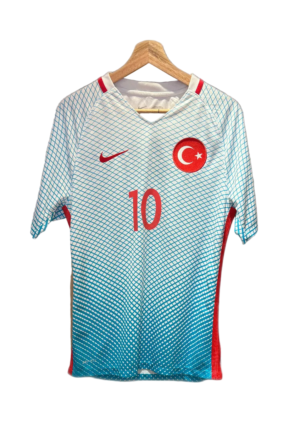 Authentic Arda #10 Turkey 2016 Away Football