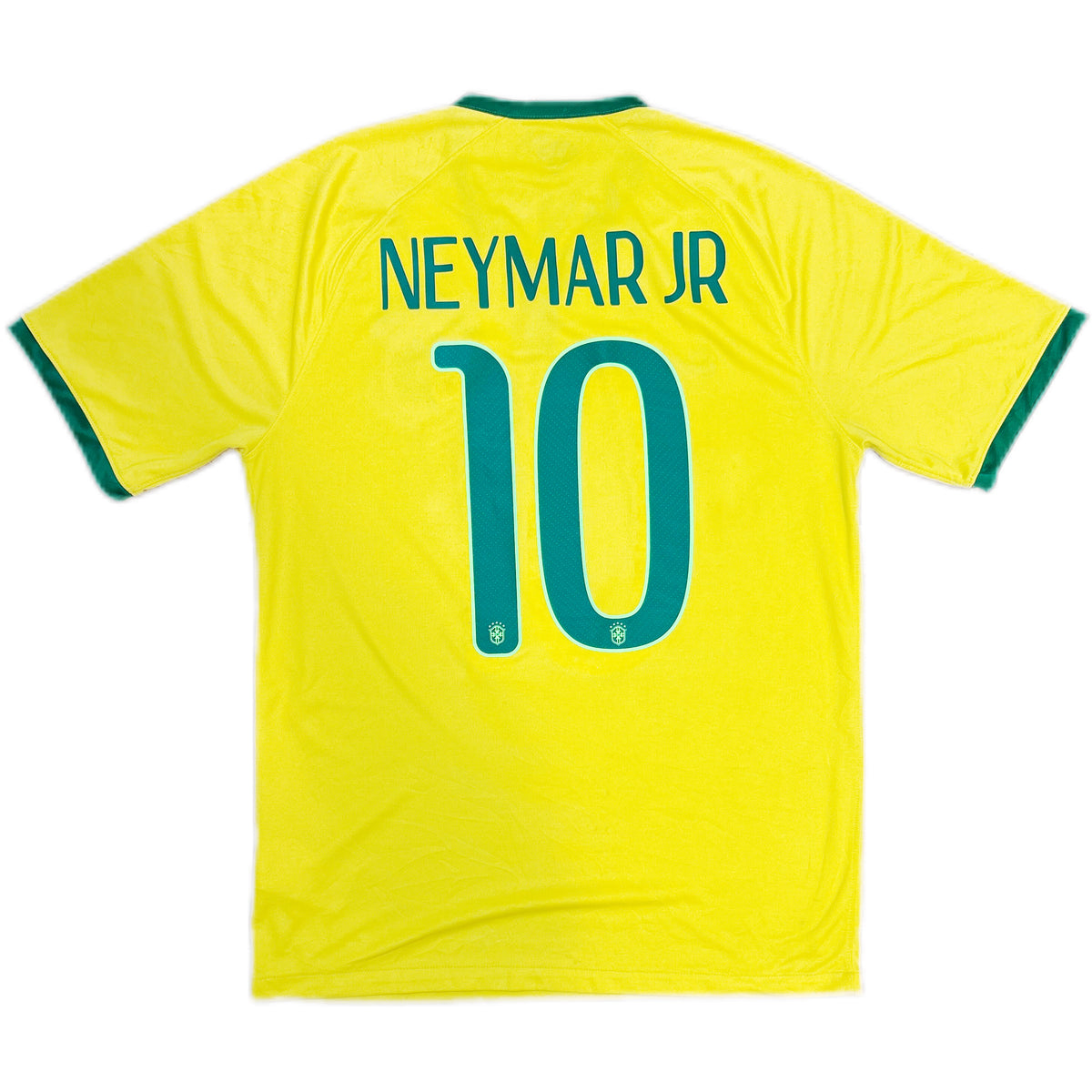 Authentic Neymar #10 Brazil 2014-15 Away Football