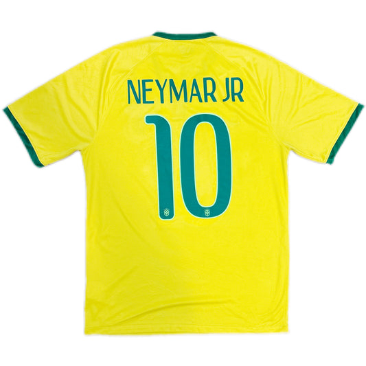 Authentic Neymar #10 Brazil 2014-15 Away Football