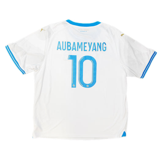 Authentic Aubemeyang #10 Marseille 2023-24 Home Football