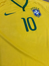 Authentic Neymar #10 Brazil 2014-15 Away Football