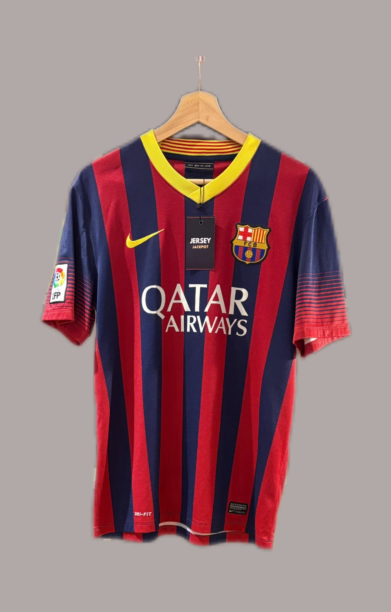 Vintage Barcelona 2013/14 Home Football Shirt