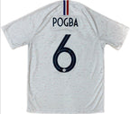 Maillot de foot extérieur France 2018 authentique #6 Pogba