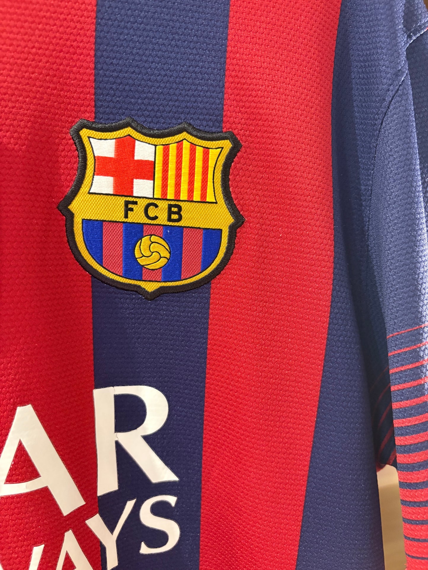 Vintage Barcelona 2013/14 Home Football Shirt