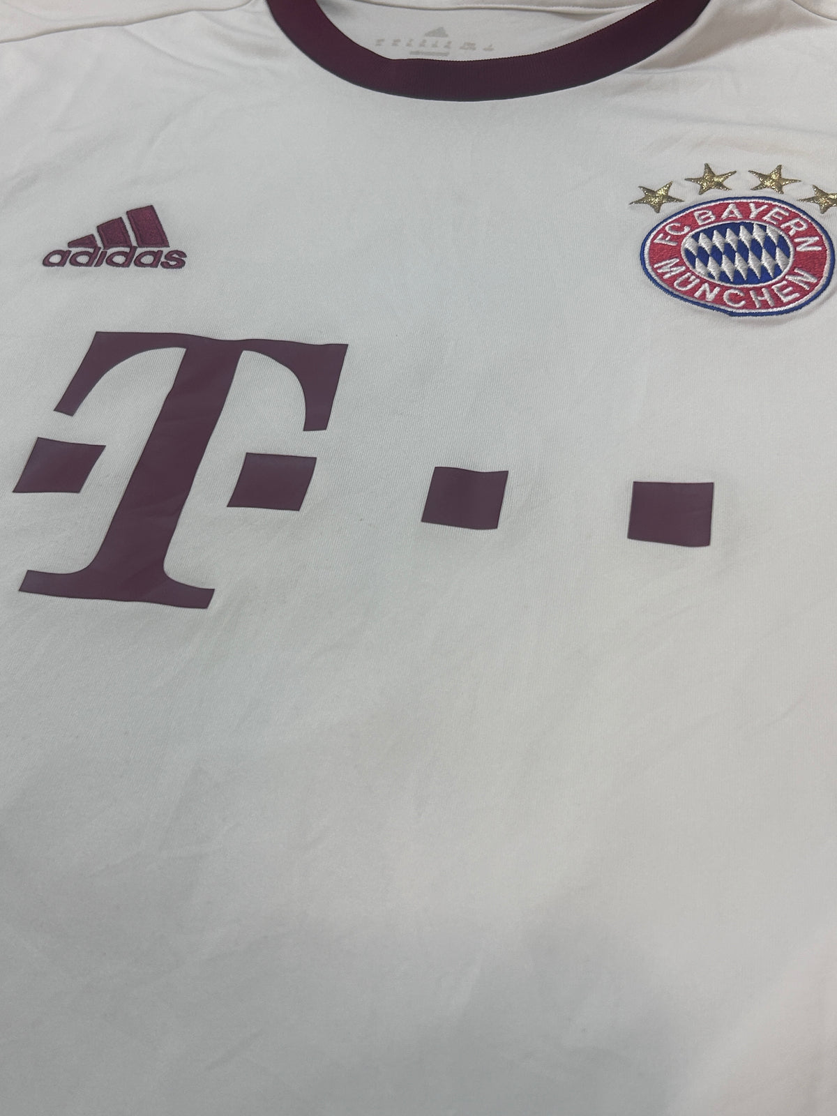 Authentic Vidal #23 Bayern Munich 2016-17 Third Football