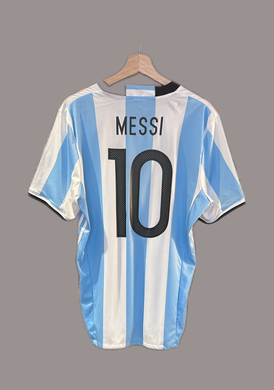 Vintage Messi #10 Argentina 2016/17 Home Football T-Shirt