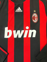 Authentic Ronaldinho #80 AC Milan 2008-09 Home Football