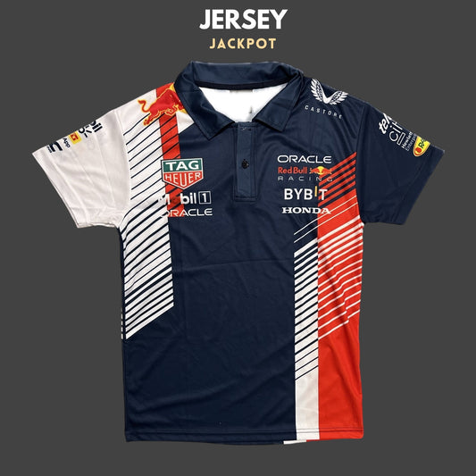 Vintage Red Bull Racing Red/Blue/White F1 Polo
