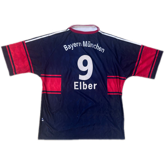Authentic Elber #9 Bayern Munich 1997-99 Home Football