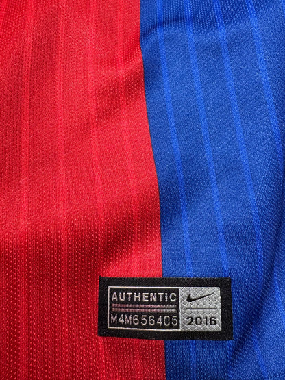 Vintage #11 Neymar JR Nike FC Barcelona 2016-17 home football jersey