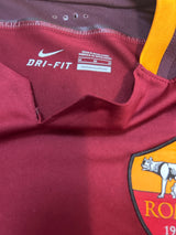 Authentic M.Salah #11 AS Roma 2015-16 Home Football