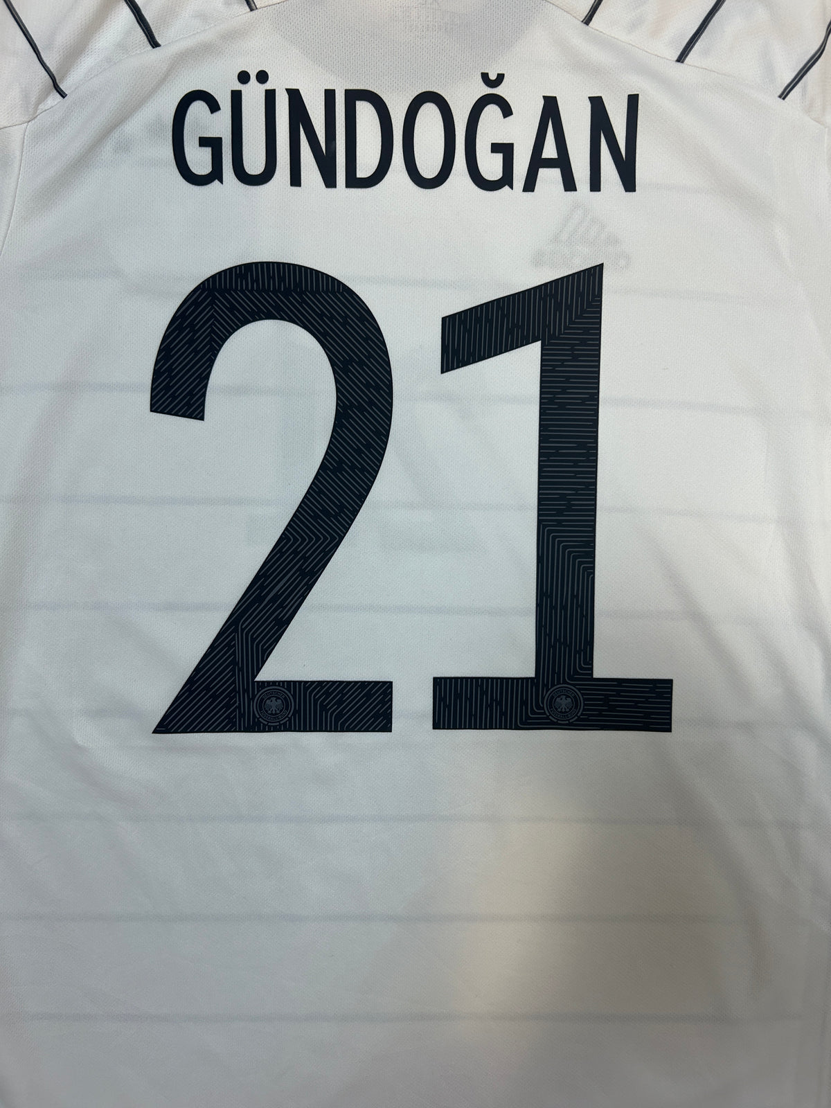 Authentic Gundogan #21 Germany 2020-21 Home Football