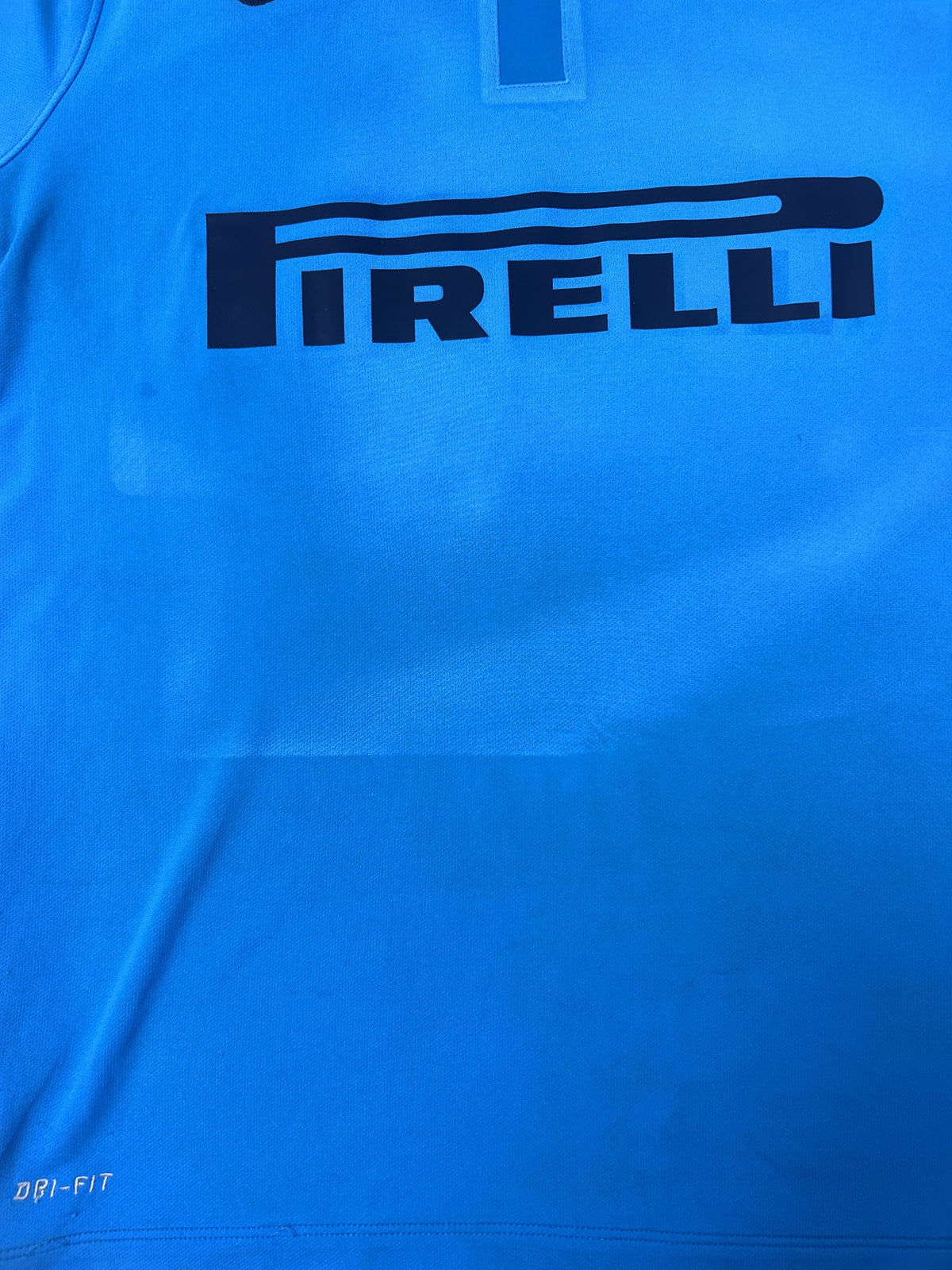 Pirelli sponsor close-up