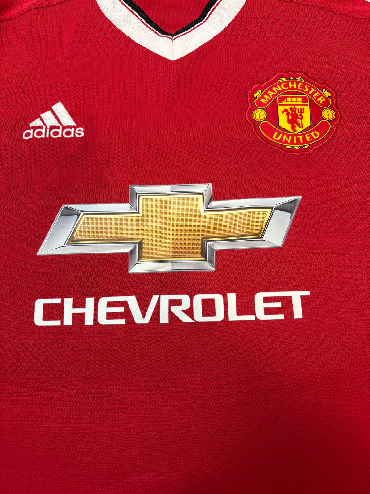 Authentic Rooney #10 Manchester United 2015-16 Home Football