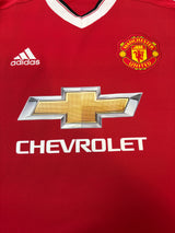 Authentic Rooney #10 Manchester United 2015-16 Home Football