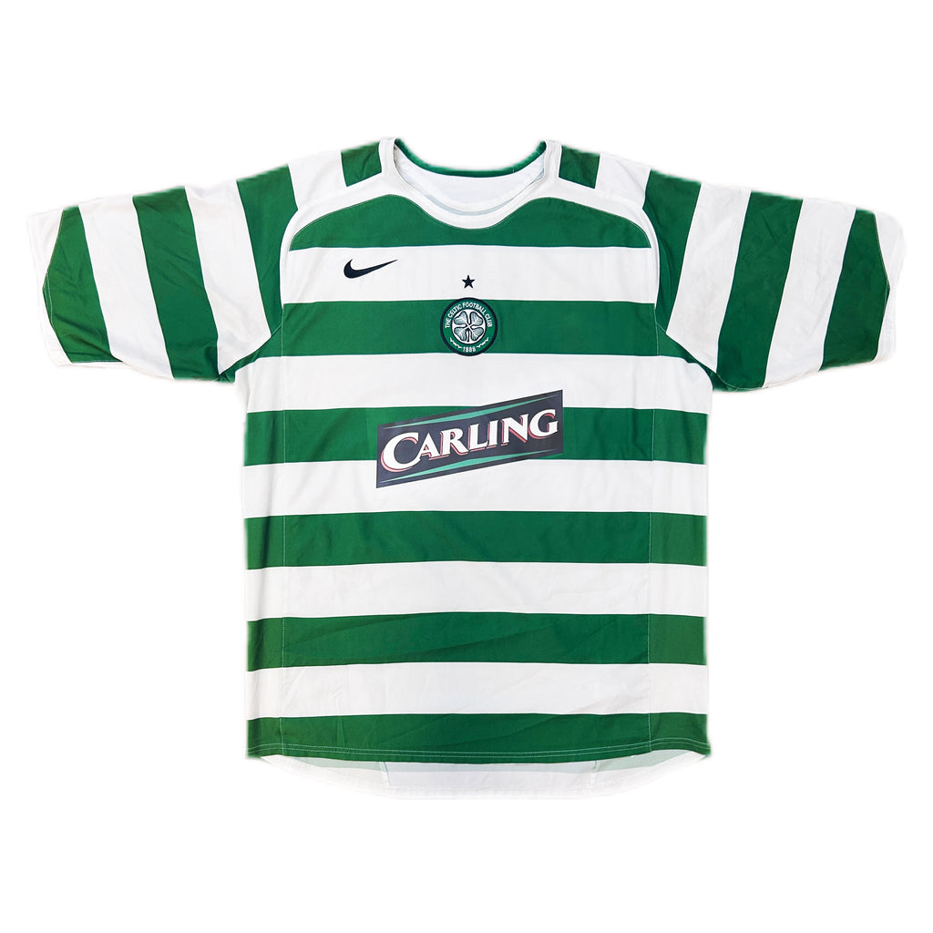 Maillot authentique de football Nakamura #25 Celtic Domicile 2005-07