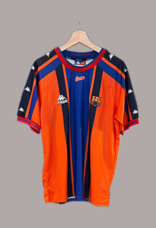 Vintage 1997/98 Barcelona Away football jersey shirt jersey
